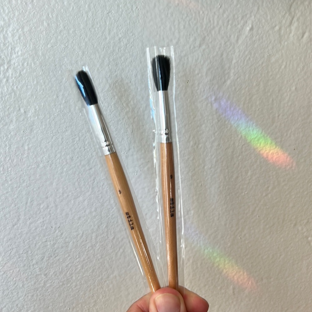 Stila brush 9 set of 2 brushes new never used